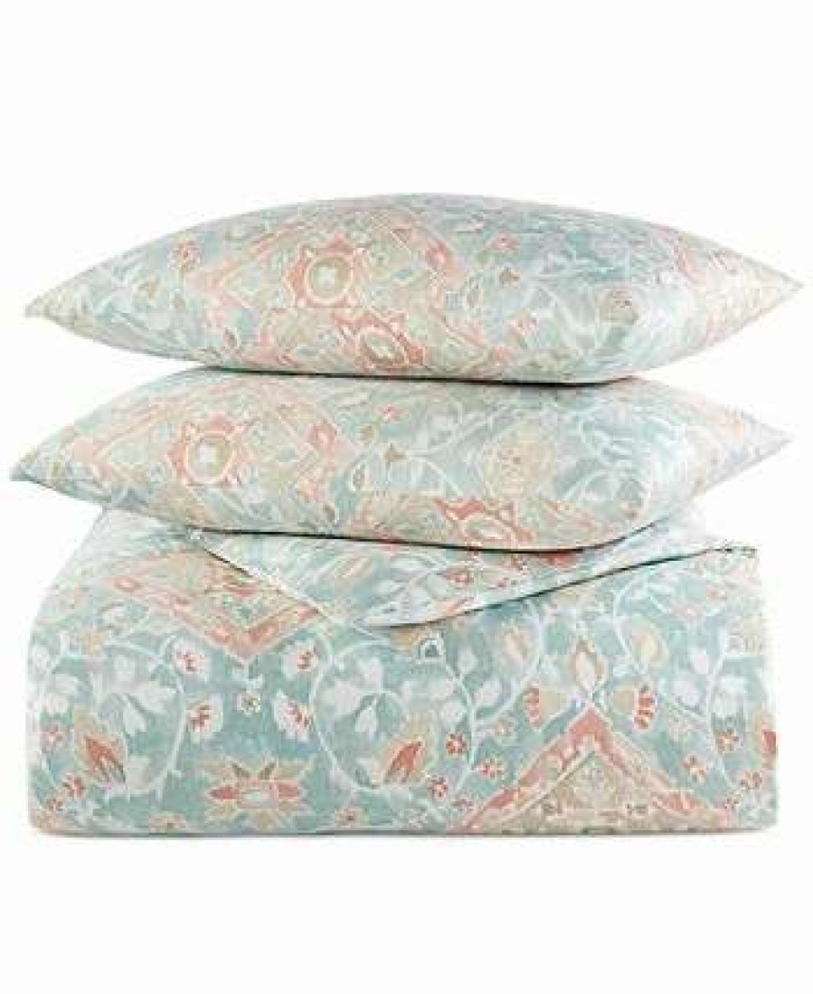 Duvet Covers & Sets * | Charter Club Terra Mesa 3-Pc. Duvet Cover Set, Full/Queen, Created For Macy'S Turquoise/Aqua