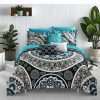 Comforter Sets * | Chic Home Mornington 10-Pc Queen Comforter Set Black