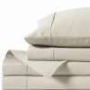 Sheets & Pillowcases * | Anne Klein Reverie Cotton Under 200-Thread Count 4 Piece Full Solid Sheet Set Sand