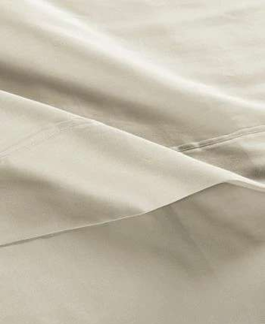 Sheets & Pillowcases * | Anne Klein Reverie Cotton Under 200-Thread Count 4 Piece Full Solid Sheet Set Sand