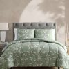 Comforter Sets * | Hallmart Collectibles Wallis 3 Piece Reversible Comforter Sets Lt Green