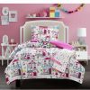 Comforter Sets * | Chic Home Kid'S City 5 Piece Full Comforter Set Pink