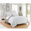 Duvet Covers & Sets * | Chic Home Zissel 4 Pc Queen Duvet Cover Set White