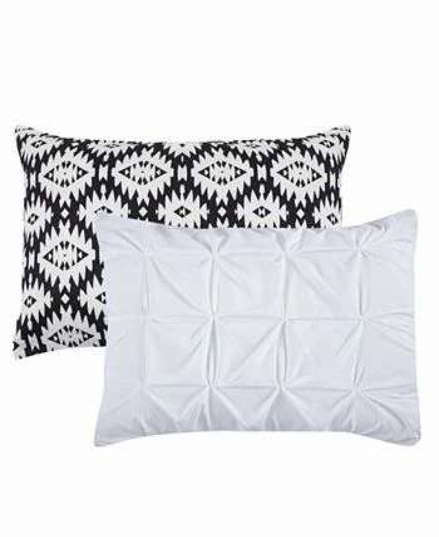 Duvet Covers & Sets * | Chic Home Zissel 4 Pc Queen Duvet Cover Set White