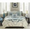 Comforter Sets * | Chic Home Palmer 8 Piece Queen Bed In A Bag Comforter Set