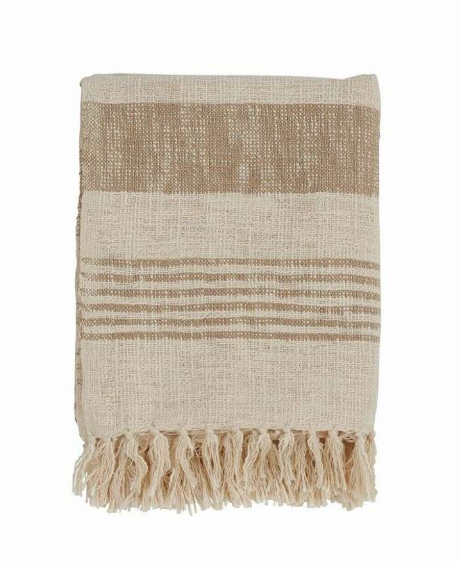 Blankets & Throws * | Saro Lifestyle Ped Throw Sand