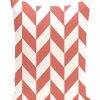 Decorative & Throw Pillows * | E By Design 16 Inch Decorative Chevron Throw Pillow Coral