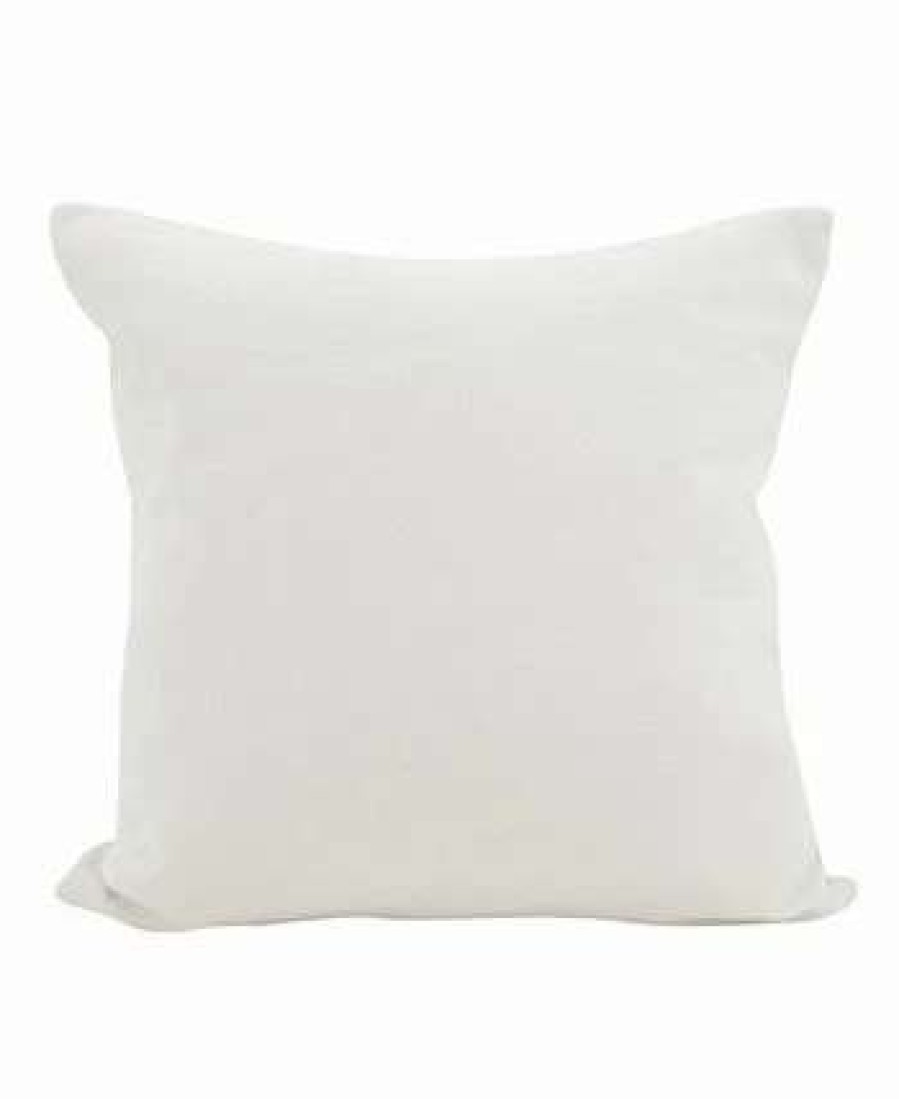 Decorative & Throw Pillows * | Saro Lifestyle Racoon Hands Up Decorative Pillow, 16 X 16 White