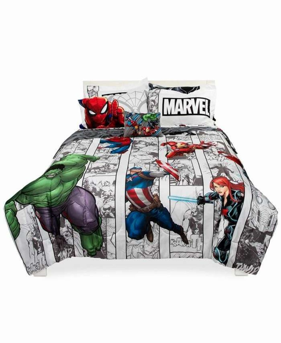 Comforter Sets * | Disney Avengers Comic Punch 8-Pc. Full Comforter Set Multi