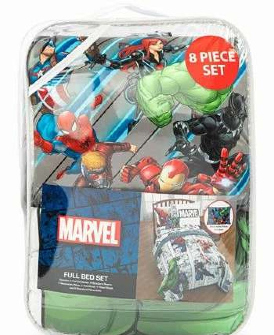 Comforter Sets * | Disney Avengers Comic Punch 8-Pc. Full Comforter Set Multi