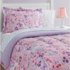 Comforter Sets * | Design Studio Unicorn Floral 11-Piece Full Comforter Set Pink