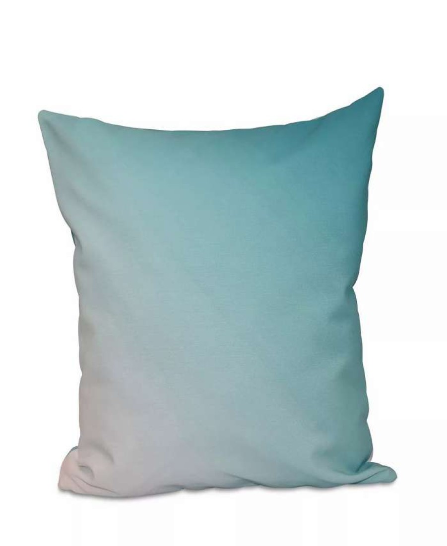 Decorative & Throw Pillows * | E By Design 16 Inch Aqua Decorative Ombre Throw Pillow Pink