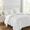 Comforter Sets * | The Farmhouse By Rachel Ashwell Signature Rosebury 3 Piece Comforter Set, Full/Queen White, Pink