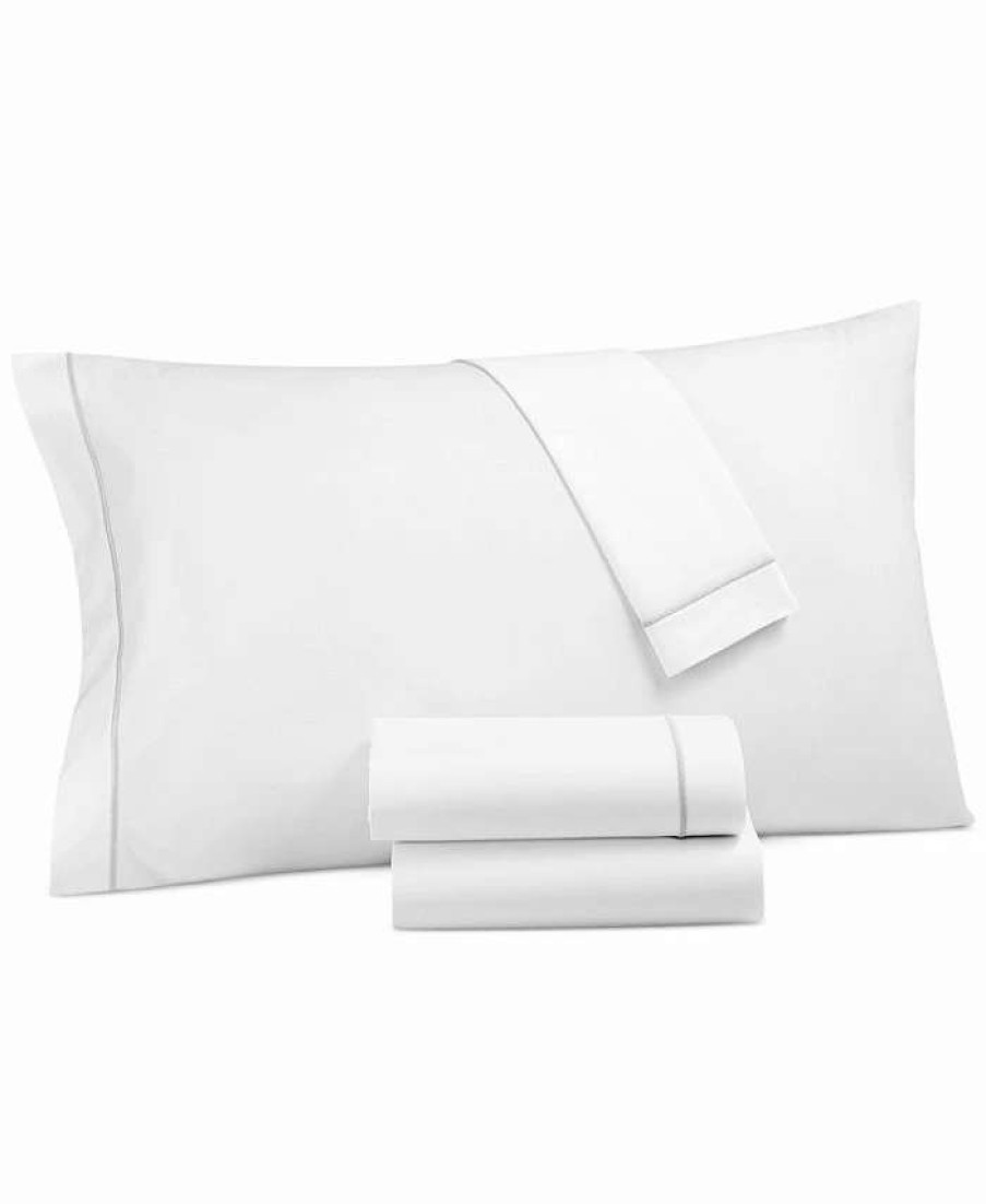 Sheets & Pillowcases * | Hotel Collection Italian Percale Cotton 4-Pc. Set, Full Sheet, Created For Macy'S