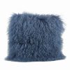 Decorative & Throw Pillows * | Saro Lifestyle Mongolian Wool Lamb Fur Decorative Pillow, 20 X 20