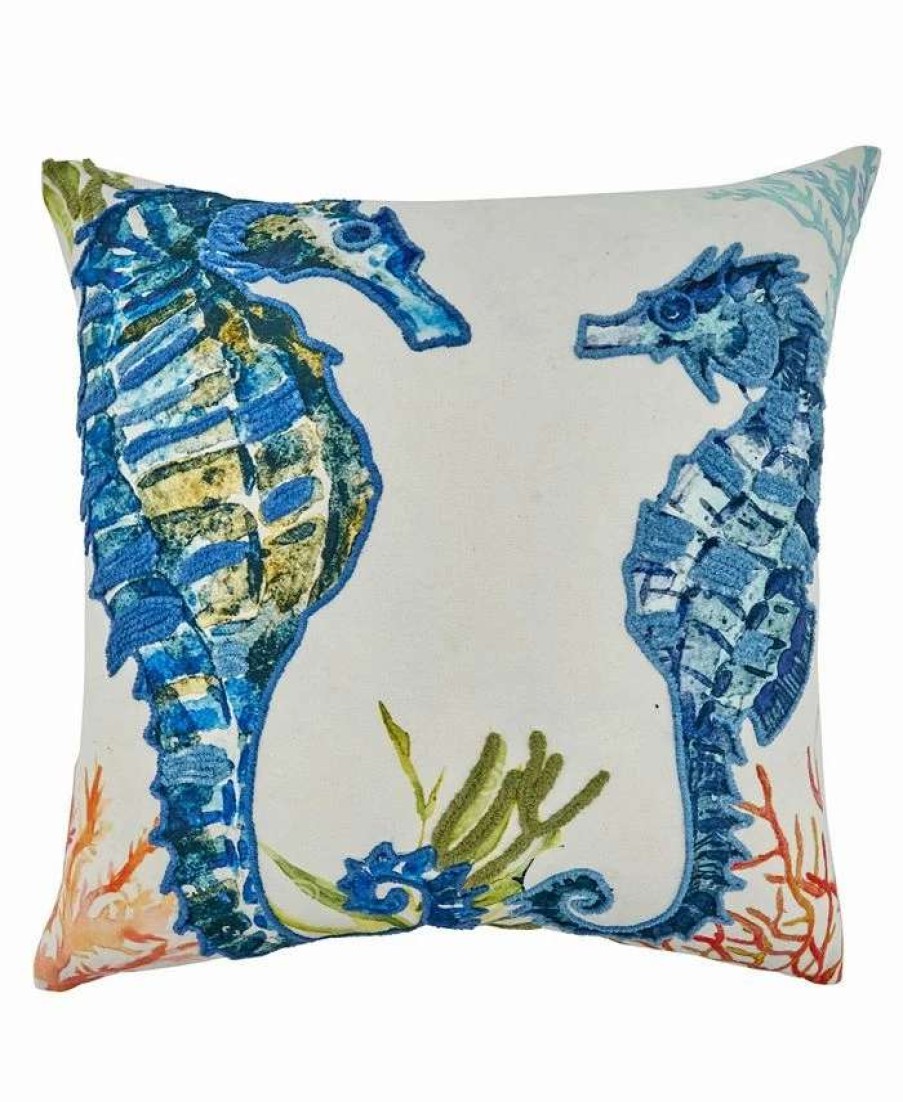 Decorative & Throw Pillows * | Saro Lifestyle Horses Throw Pillow Multi