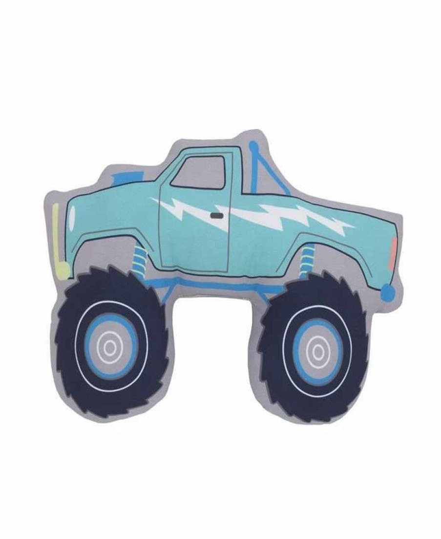 Decorative & Throw Pillows * | Carter'S Monster Truck Decorative Pillow Blue