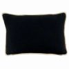 Decorative & Throw Pillows * | Saro Lifestyle Reversible Decorative Pillow, 12 X 20 Black