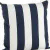 Decorative & Throw Pillows * | Saro Lifestyle Classic Wide Stripe Decorative Pillow, 17 X 17