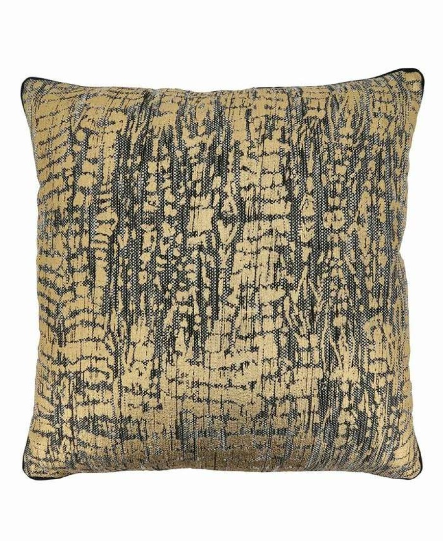 Decorative & Throw Pillows * | Saro Lifestyle Animal Decorative Pillow, 22 X 22 Gold-Tone