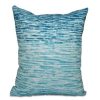 Decorative & Throw Pillows * | E By Design Ocean View 16 Inch Turquoise And Decorative Geometric Throw Pillow Teal