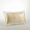 Decorative & Throw Pillows * | Saro Lifestyle Metallic Banded Decorative Pillow, 12 X 20 Gold