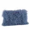 Decorative & Throw Pillows * | Saro Lifestyle Mongolian Wool Lamb Fur Decorative Pillow, 12 X 20