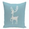 Decorative & Throw Pillows * | E By Design 16 Inch Light Decorative Christmas Throw Pillow Blue