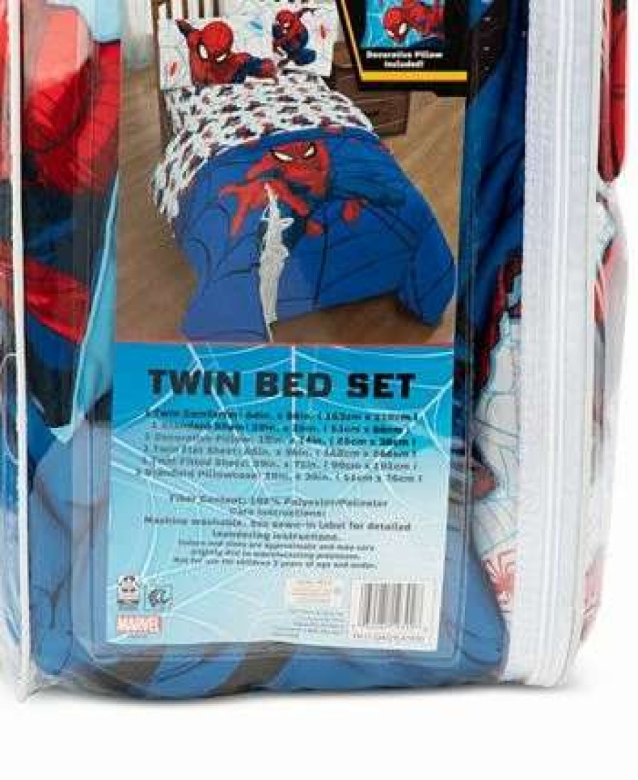 Comforter Sets * | Spider-Man Webtastic 6-Pc. Twin Comforter Set Multi