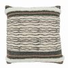 Decorative & Throw Pillows * | Saro Lifestyle Embroidered Stripe Polyester Filled Decorative Pillow, 20 X 20 Multi