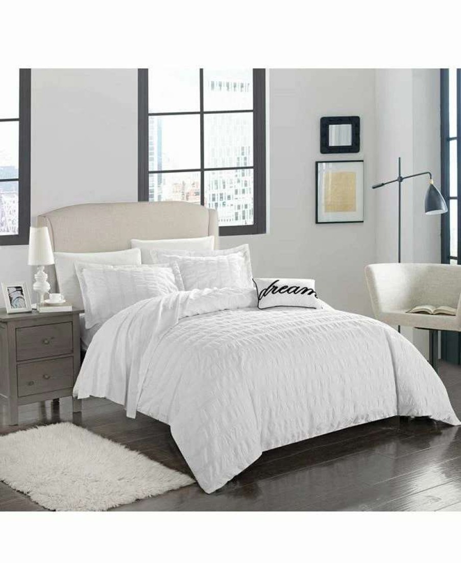 Duvet Covers & Sets * | Chic Home Millbury 4 Pc King Duvet Cover Set