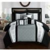 Comforter Sets * | Chic Home Layton 8-Pc Twin Comforter Set