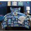 Comforter Sets * | Chic Home Spaceship 5 Piece Full Comforter Set Blue