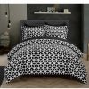 Duvet Covers & Sets * | Chic Home Elizabeth 9 Pc King Duvet Set Black