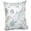 Decorative & Throw Pillows * | E By Design Traditional Bird Floral 16 Inch Decorative Floral Throw Pillow Green