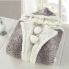 Blankets & Throws * | Chic Home Meirav 51 71 Hooded Snuggle Beige