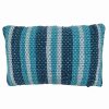 Decorative & Throw Pillows * | Saro Lifestyle Chindi Striped Decorative Pillow, 14 X 23 Blue