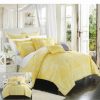 Comforter Sets * | Chic Home Sicily 8-Pc King Comforter Set Yellow