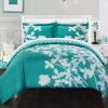 Duvet Covers & Sets * | Chic Home Alla Lily 7 Pc Queen Duvet Set