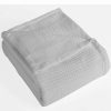 Blankets & Throws * | Elite Home Grand Hotel Waffle Knit Cotton King Blanket