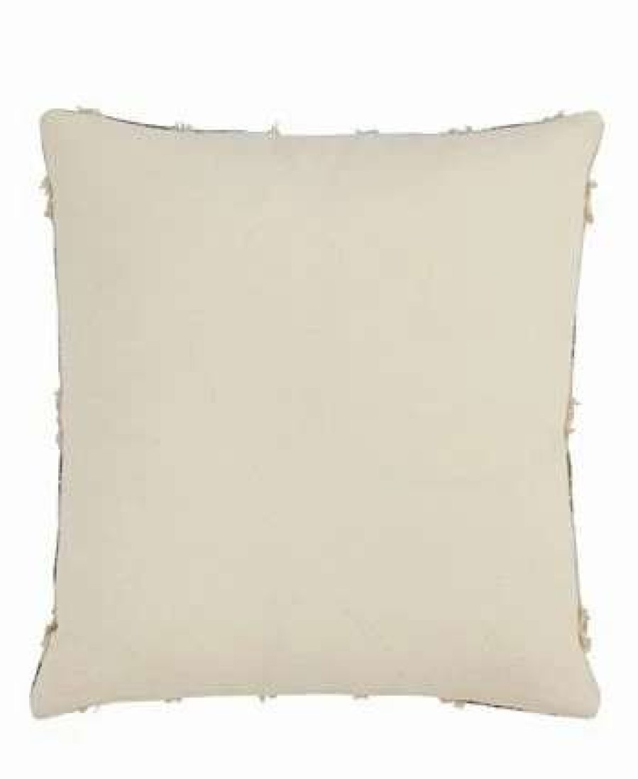 Decorative & Throw Pillows * | Saro Lifestyle Triange Embroidered Decorative Pillow, 18 X 18 Multi