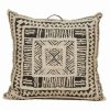 Decorative & Throw Pillows * | Saro Lifestyle Tufted Print Decorative Floor Pillow, 30 X 30 Black