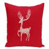 Decorative & Throw Pillows * | E By Design 16 Inch Decorative Christmas Throw Pillow Red