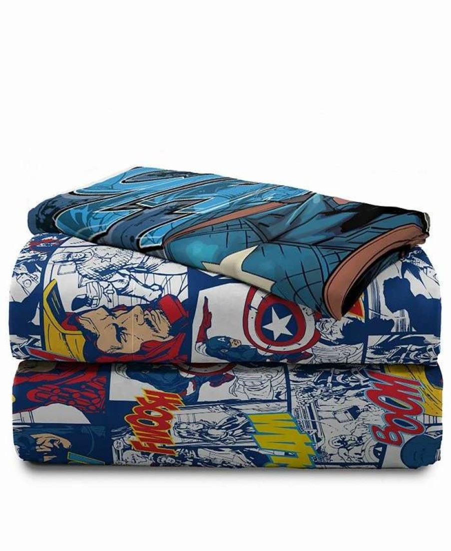 Sheets & Pillowcases * | Disney Avengers 3-Piece Twin Sheet Set Multi