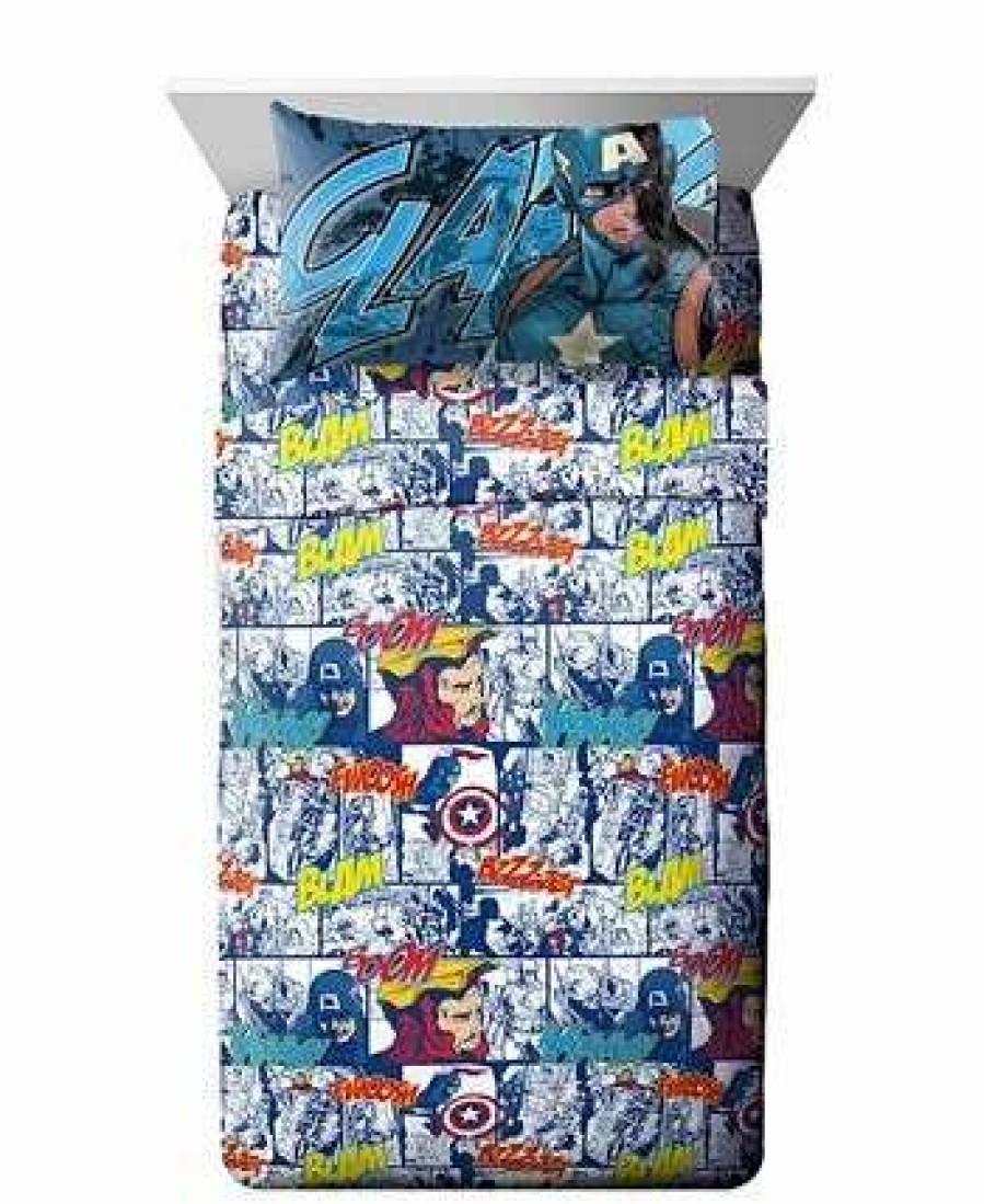 Sheets & Pillowcases * | Disney Avengers 3-Piece Twin Sheet Set Multi