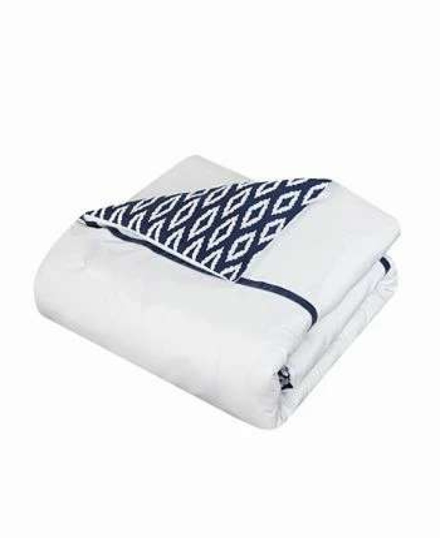 Comforter Sets * | Chic Home Trace 9-Pc Queen Comforter Set Navy