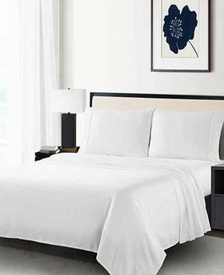 Sheets & Pillowcases * | Anne Klein Reverie 4-Piece Solid Sheet Set, Full