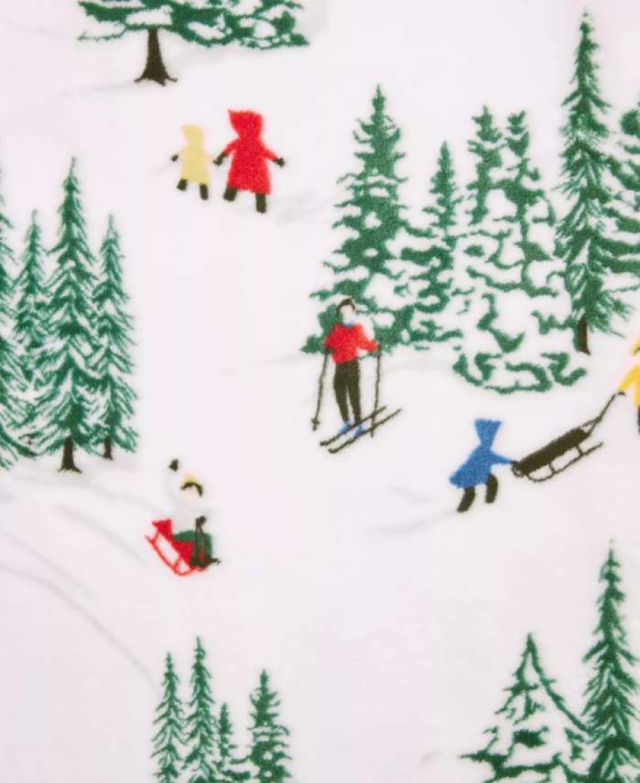 Blankets & Throws * | Charter Club Holiday Cozy Plush Throw, 50 X 70, Created For Macy'S Ski Slope