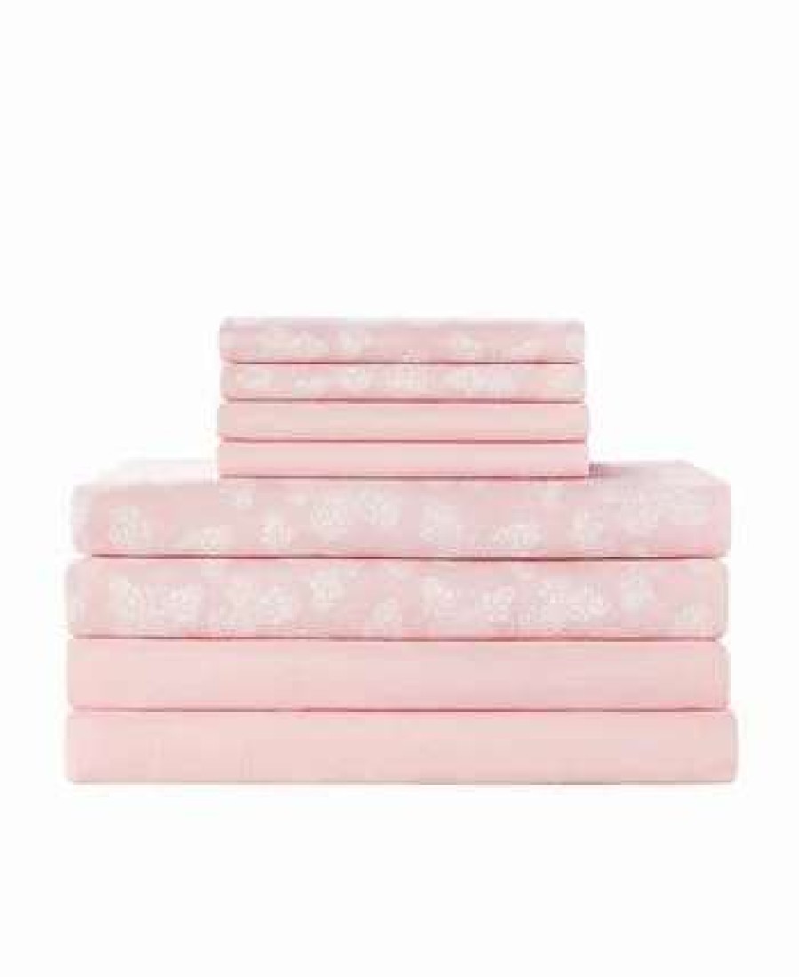 Comforter Sets * | Design Studio Parisian Petals 11-Piece Full Comforter Set Pink