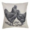 Decorative & Throw Pillows * | Saro Lifestyle Rooster Decorative Pillow, 18 X 18 Natural